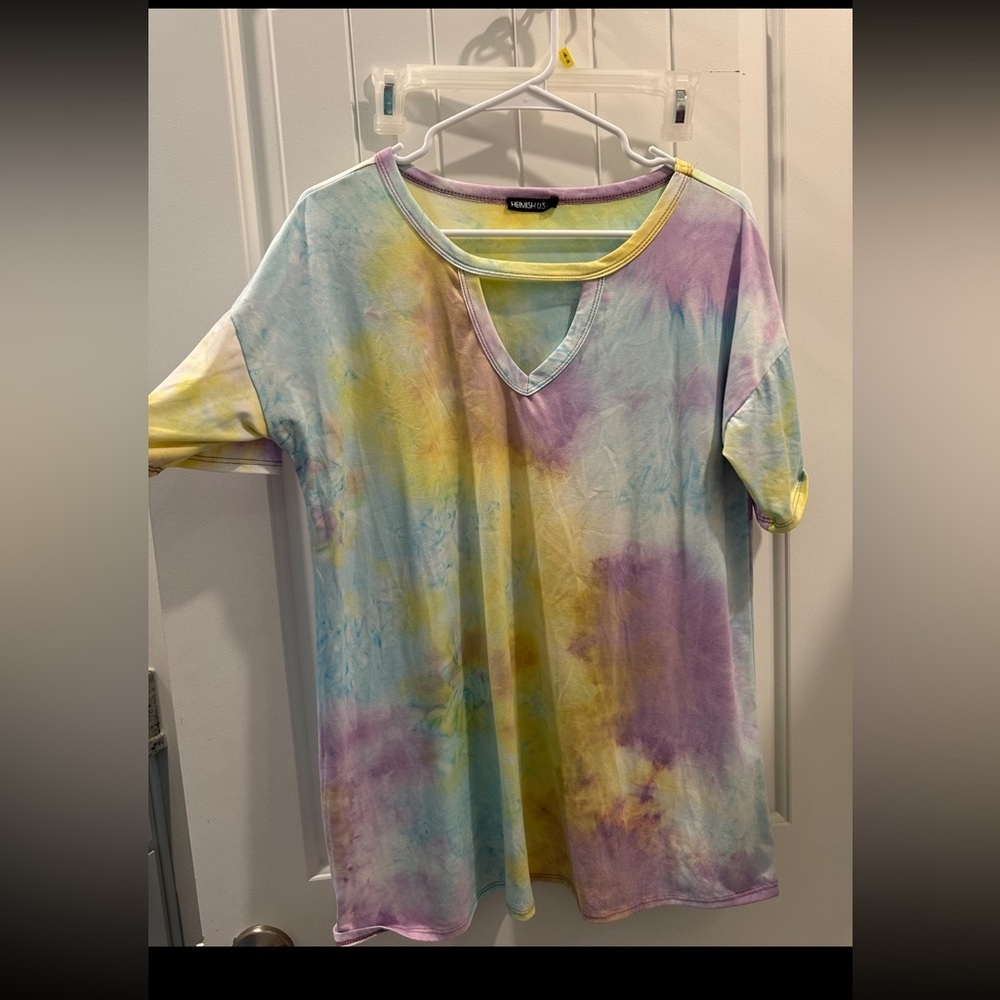 Vibrant Tie-Dye Women's Top